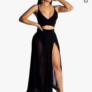 2 piece skirt and bralette